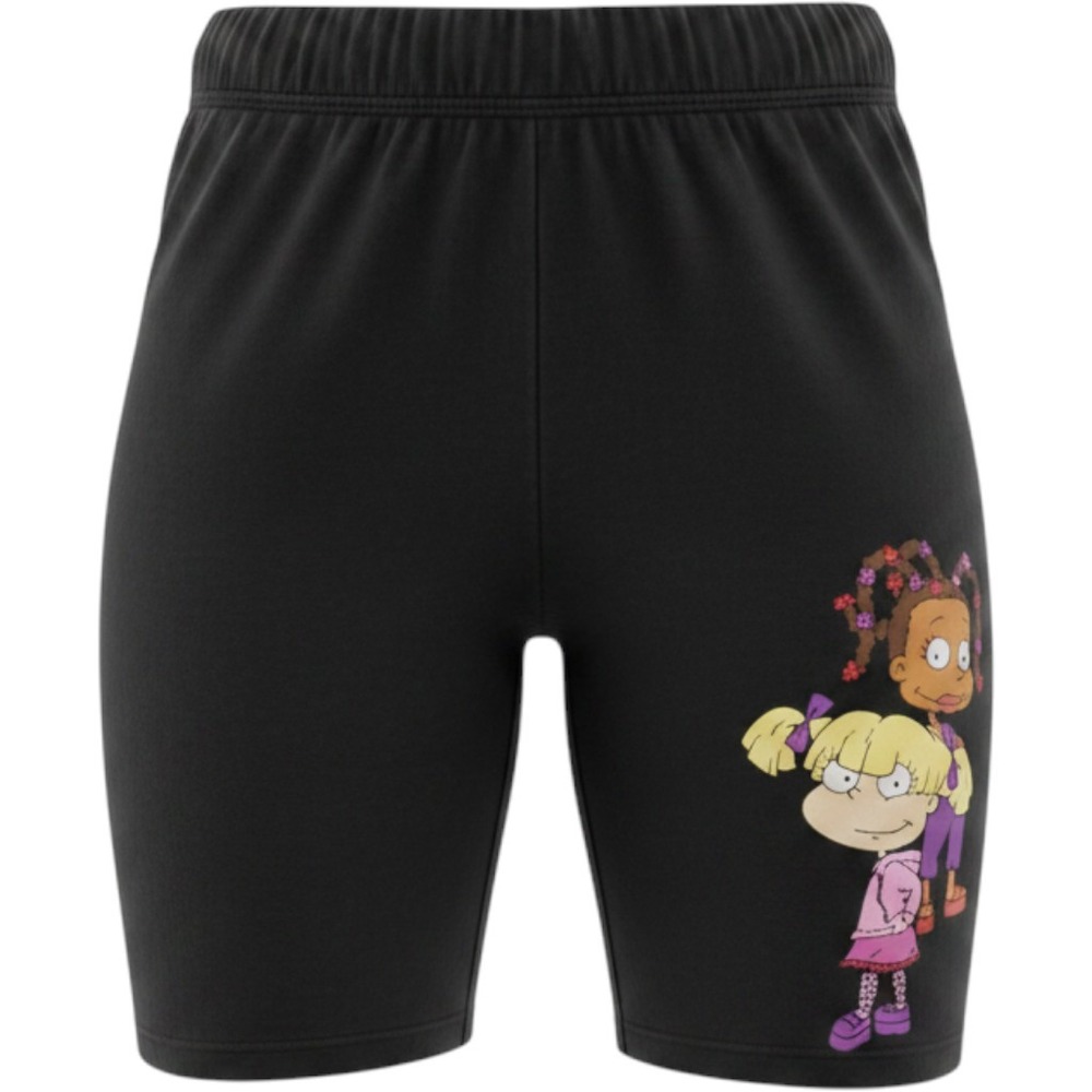 Rugrats Angelica & Susie Graphic Lounge Shorts Black XL Nickelodeon Nostalgia